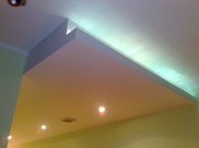 Sadrokartónové stropy s led osvetlením
